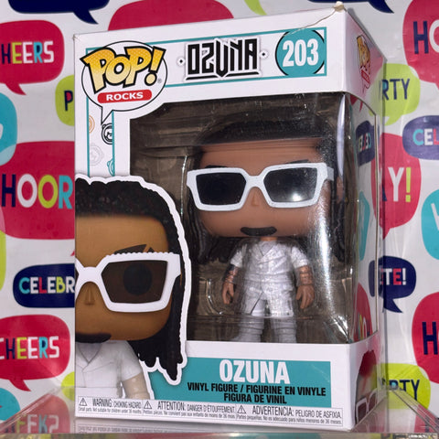 SEVERE BOX DAMAGE VIEW PHOTOS Ozuna -  Funko Pop 203 Vinyl Figure (11.4 Cm L × 8.9 Cm W × 15.9 Cm H)