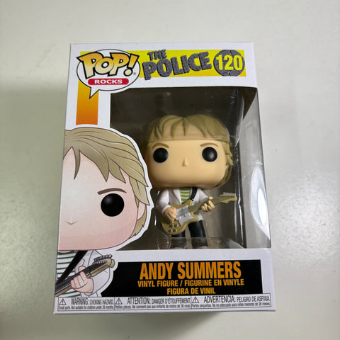 THE POLICE - ANDY SUMMERS Funko Pop Rocks 120 Vinyl Figure