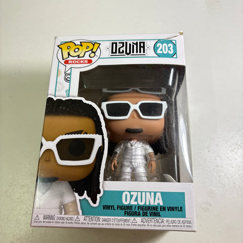 SEVERE BOX DAMAGE VIEW PHOTOS Ozuna -  Funko Pop 203 Vinyl Figure (11.4 Cm L × 8.9 Cm W × 15.9 Cm H)