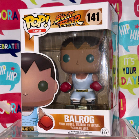 Balrog - Street Fighter Funko Pop 141 (11.4 Cm L × 8.9 Cm W × 15.9 Cm H)