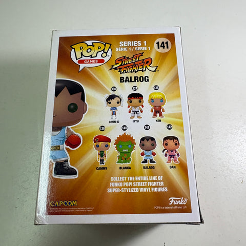 Balrog - Street Fighter Funko Pop 141 (11.4 Cm L × 8.9 Cm W × 15.9 Cm H)