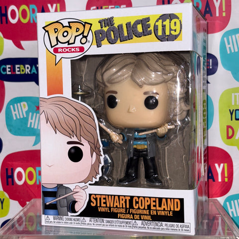 THE POLICE - STEWART COPELAND Funko Pop Rocks 119 Vinyl Figure