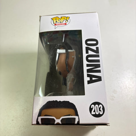 SEVERE BOX DAMAGE VIEW PHOTOS Ozuna -  Funko Pop 203 Vinyl Figure (11.4 Cm L × 8.9 Cm W × 15.9 Cm H)