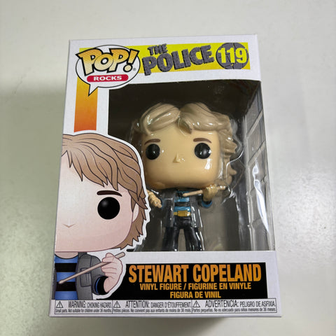 THE POLICE - STEWART COPELAND Funko Pop Rocks 119 Vinyl Figure