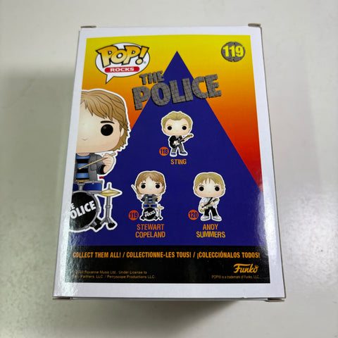 THE POLICE - STEWART COPELAND Funko Pop Rocks 119 Vinyl Figure