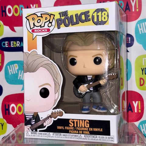 THE POLICE - STING Funko Pop Rocks 118 Vinyl Figure