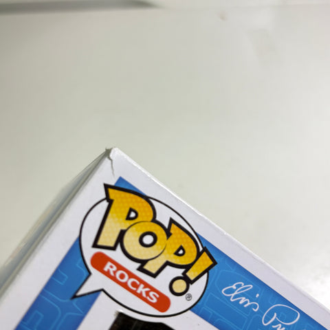 BOX FLAWS VIEW PHOTOS Elvis Blue Hawaii -  Funko Pop 187 Vinyl Figure (11.4 Cm L × 8.9 Cm W × 15.9 Cm H)