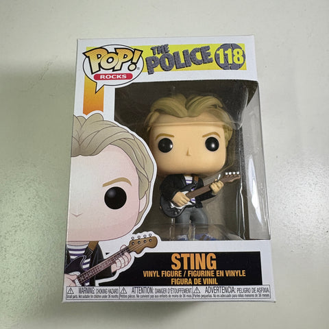 THE POLICE - STING Funko Pop Rocks 118 Vinyl Figure