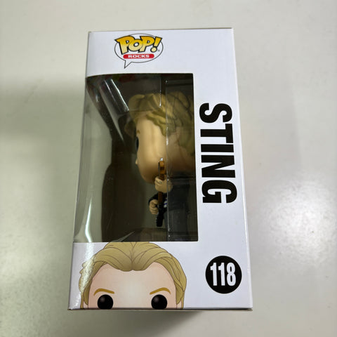 THE POLICE - STING Funko Pop Rocks 118 Vinyl Figure