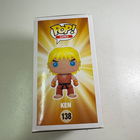 Ken - Street Fighter Funko Pop 138 (11.4 Cm L × 8.9 Cm W × 15.9 Cm H)