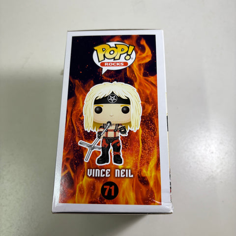 SEVERE BOX DAMAGE MOTLEY CRUE - VINCE NEIL Funko Pop Rocks 71