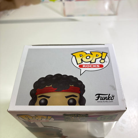BOX FLAWS VIEW PHOTOS Jimi Hendrix -  Funko Pop 52 Vinyl Figure (11.4 Cm L × 8.9 Cm W × 15.9 Cm H)