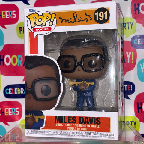 Miles Davis -  Funko Pop 191 Vinyl Figure (11.4 Cm L × 8.9 Cm W × 15.9 Cm H)