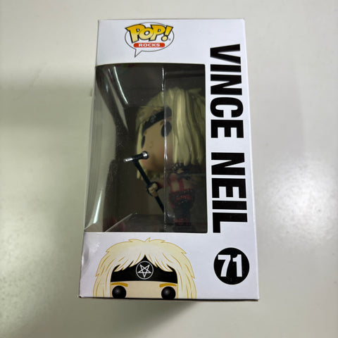 SEVERE BOX DAMAGE MOTLEY CRUE - VINCE NEIL Funko Pop Rocks 71