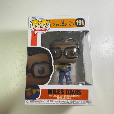 Miles Davis -  Funko Pop 191 Vinyl Figure (11.4 Cm L × 8.9 Cm W × 15.9 Cm H)