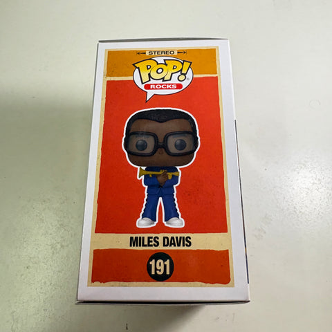 Miles Davis -  Funko Pop 191 Vinyl Figure (11.4 Cm L × 8.9 Cm W × 15.9 Cm H)
