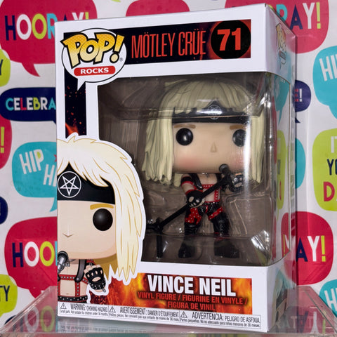 MOTLEY CRUE - VINCE NEIL Funko Pop Rocks 71  VINYL FIGURE