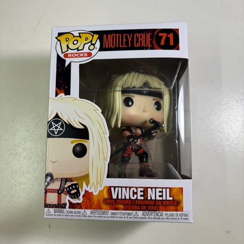 MOTLEY CRUE - VINCE NEIL Funko Pop Rocks 71  VINYL FIGURE