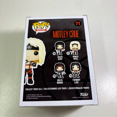MOTLEY CRUE - VINCE NEIL Funko Pop Rocks 71  VINYL FIGURE