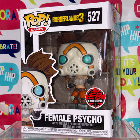 BOX FLAWS VIEW PHOTOS Female Psycho - Borderlands Funko Pop 527 (11.4 Cm L × 8.9 Cm W × 15.9 Cm H)