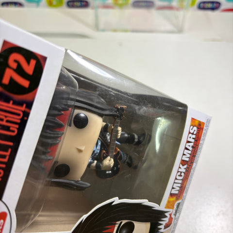 BOX FLAWS VIEW PHOTOS MOTLEY CRUE - MICK MARS Funko Pop Rocks 72 VINYL FIGURE