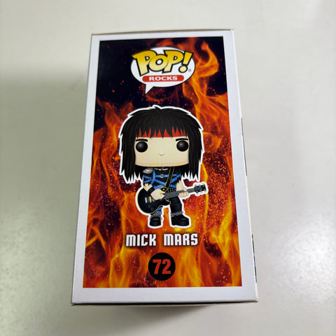 BOX FLAWS VIEW PHOTOS MOTLEY CRUE - MICK MARS Funko Pop Rocks 72 VINYL FIGURE