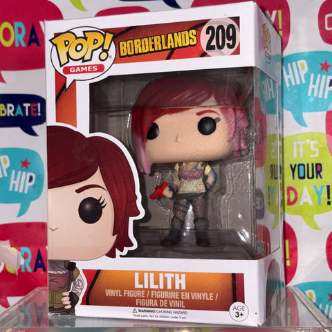 BOX FLAWS Lilith - Borderlands Funko Pop 209 (11.4 Cm L × 8.9 Cm W × 15.9 Cm H)