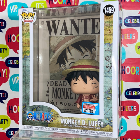 One Piece - Luffy Wanted Poster Funko Pop 1459 Fall Convention