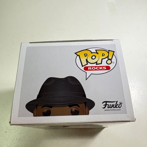 BOX FLAWS VIEW PHOTOS Notorious BIG with Fedora - Funko Pop 152 Vinyl Figure (11.4 Cm L × 8.9 Cm W × 15.9 Cm H)