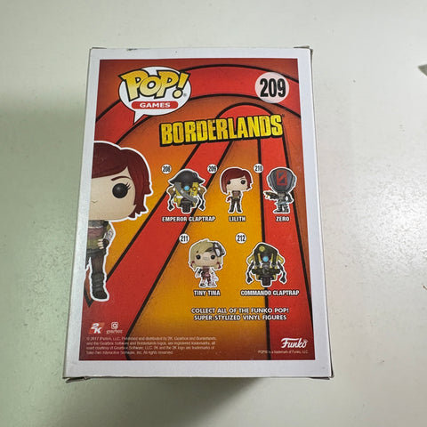 BOX FLAWS Lilith - Borderlands Funko Pop 209 (11.4 Cm L × 8.9 Cm W × 15.9 Cm H)