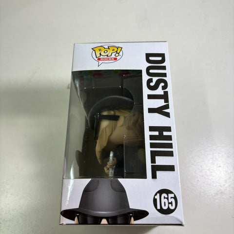 BOX FLAWS VIEW PHOTOS ZZ Top - Dusty Hill Funko Pop Rocks 165 FLOCKED