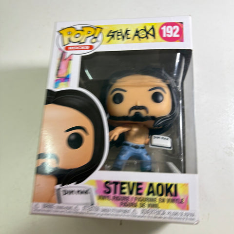 BOX FLAWS VIEW PHOTOS Steve Aoika- Funko Pop 192 Vinyl Figure (11.4 Cm L × 8.9 Cm W × 15.9 Cm H)
