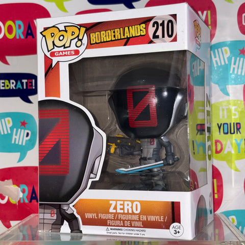 BOX FLAWS VIEW PHOTOS Zero - Borderlands Funko Pop 210 (11.4 Cm L × 8.9 Cm W × 15.9 Cm H)