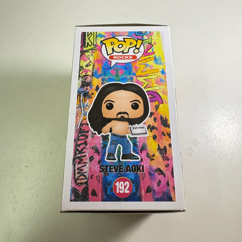 BOX FLAWS VIEW PHOTOS Steve Aoika- Funko Pop 192 Vinyl Figure (11.4 Cm L × 8.9 Cm W × 15.9 Cm H)