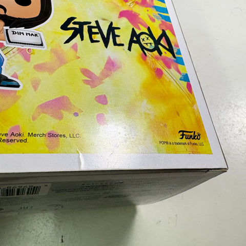 BOX FLAWS VIEW PHOTOS Steve Aoika- Funko Pop 192 Vinyl Figure (11.4 Cm L × 8.9 Cm W × 15.9 Cm H)