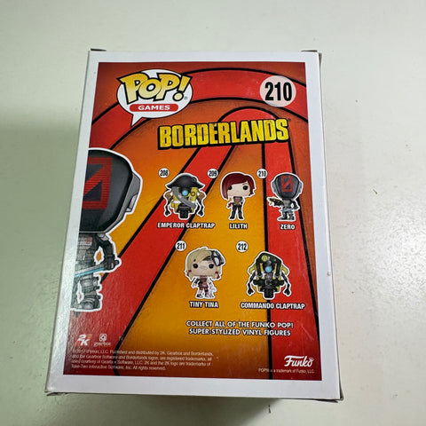 BOX FLAWS VIEW PHOTOS Zero - Borderlands Funko Pop 210 (11.4 Cm L × 8.9 Cm W × 15.9 Cm H)