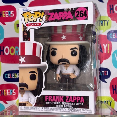 BOX FLAWS VIEW PHOTOS Frank Zappa- Funko Pop 264 Vinyl Figure (11.4 Cm L × 8.9 Cm W × 15.9 Cm H)