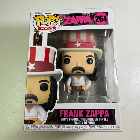 BOX FLAWS VIEW PHOTOS Frank Zappa- Funko Pop 264 Vinyl Figure (11.4 Cm L × 8.9 Cm W × 15.9 Cm H)