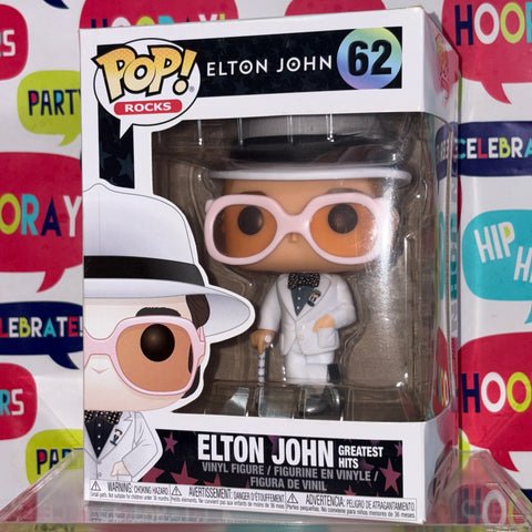 BOX FLAWS VIEW PHOTOS Elton John Greatest Hits - Funko Pop Rocks 62