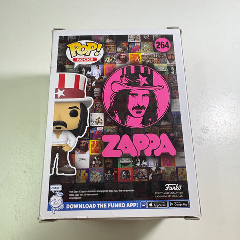 BOX FLAWS VIEW PHOTOS Frank Zappa- Funko Pop 264 Vinyl Figure (11.4 Cm L × 8.9 Cm W × 15.9 Cm H)