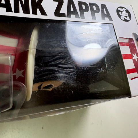 BOX FLAWS VIEW PHOTOS Frank Zappa- Funko Pop 264 Vinyl Figure (11.4 Cm L × 8.9 Cm W × 15.9 Cm H)