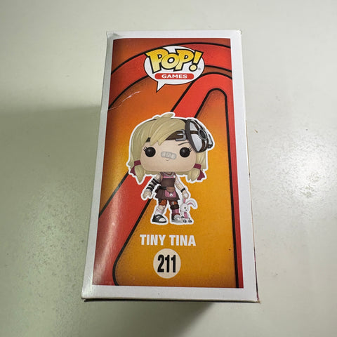 BOX FLAWS VIEW PHOTOS Tiny Tina - Borderlands Funko Pop 211 (11.4 Cm L × 8.9 Cm W × 15.9 Cm H)
