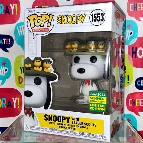 Peanuts - Snoopy with Beagle Scouts Funko Pop 1553 Summer Convention