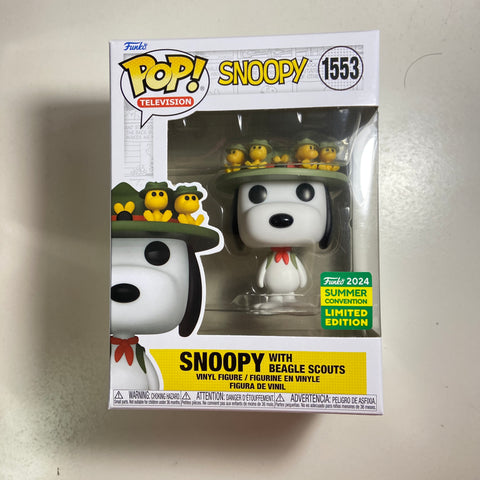 Peanuts - Snoopy with Beagle Scouts Funko Pop 1553 Summer Convention