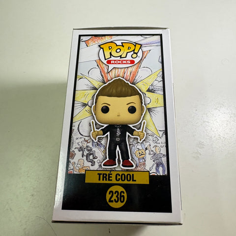 BOX FLAWS VIEW PHOTOS Tre Cool- Funko Pop 236 Vinyl Figure (11.4 Cm L × 8.9 Cm W × 15.9 Cm H)