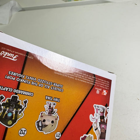 BOX FLAWS VIEW PHOTOS Tiny Tina - Borderlands Funko Pop 211 (11.4 Cm L × 8.9 Cm W × 15.9 Cm H)