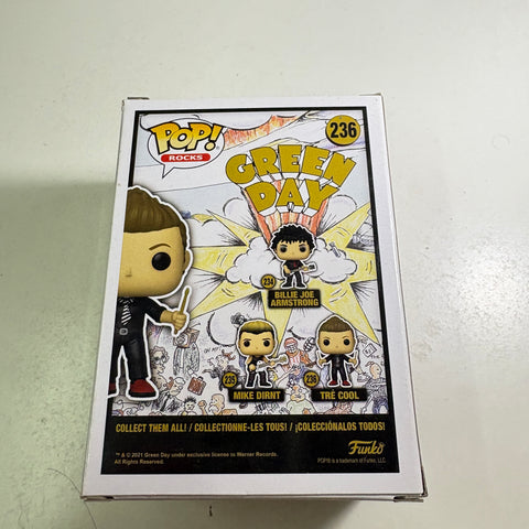 BOX FLAWS VIEW PHOTOS Tre Cool- Funko Pop 236 Vinyl Figure (11.4 Cm L × 8.9 Cm W × 15.9 Cm H)