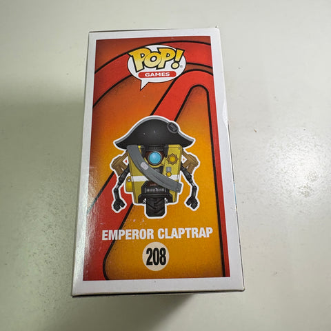 Emperor Claptrap - Borderlands Funko Pop 208 (11.4 Cm L × 8.9 Cm W × 15.9 Cm H)