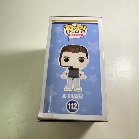 BOX DAMAGE VIEW PHOTOS JC Chasez- NSync Funko Pop 112 Vinyl Figure (11.4 Cm L × 8.9 Cm W × 15.9 Cm H)