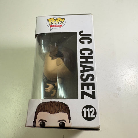 BOX DAMAGE VIEW PHOTOS JC Chasez- NSync Funko Pop 112 Vinyl Figure (11.4 Cm L × 8.9 Cm W × 15.9 Cm H)